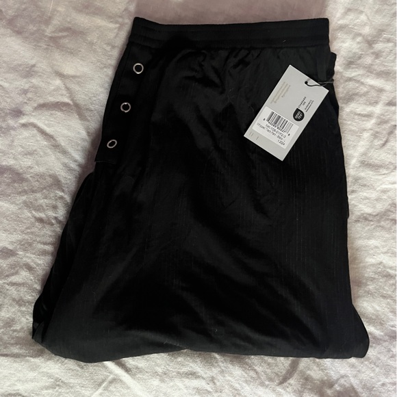 NWT Negative Underwear Whipped Track Pants- Black Large - Picture 4 of 5